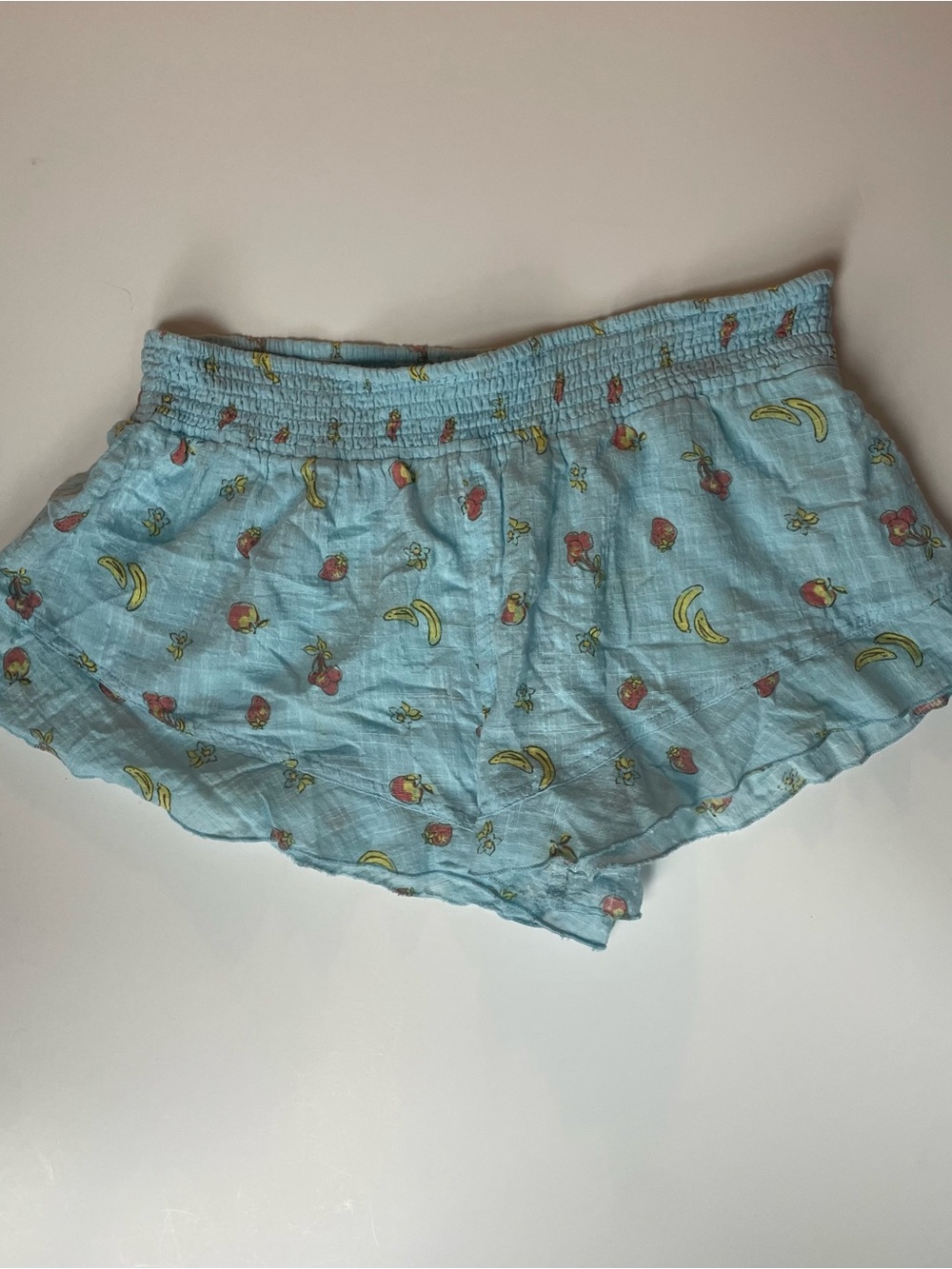 Urban Outfitters Light Blue Fruit-Print Pyjama Shorts new with tag size XL